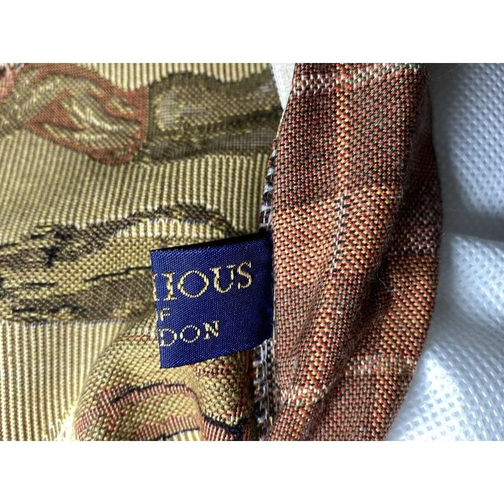 Vtg Golf Pillows decorative embroidered Eximious Of London New Scotland Club